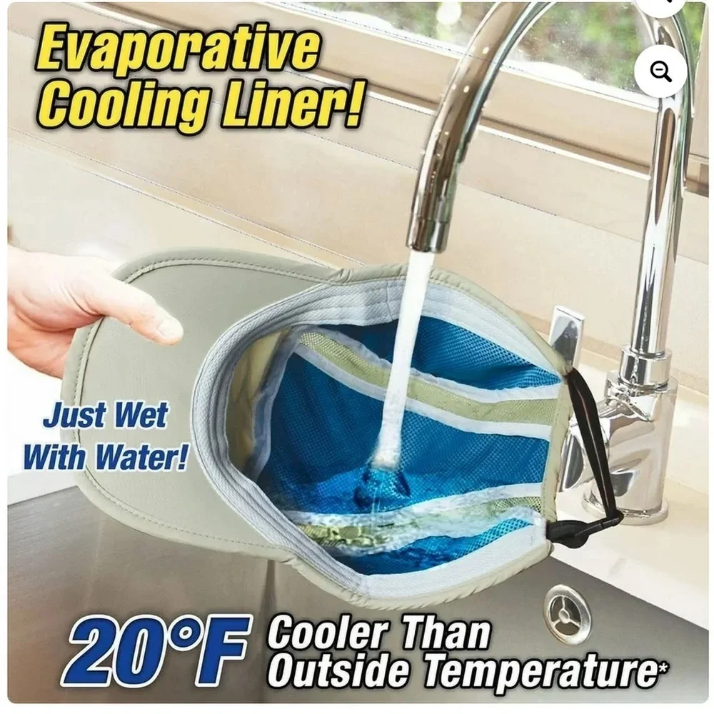 16 Arctic Hat Evaporative Cooling Cap Polyester & Polyethylene, only stored